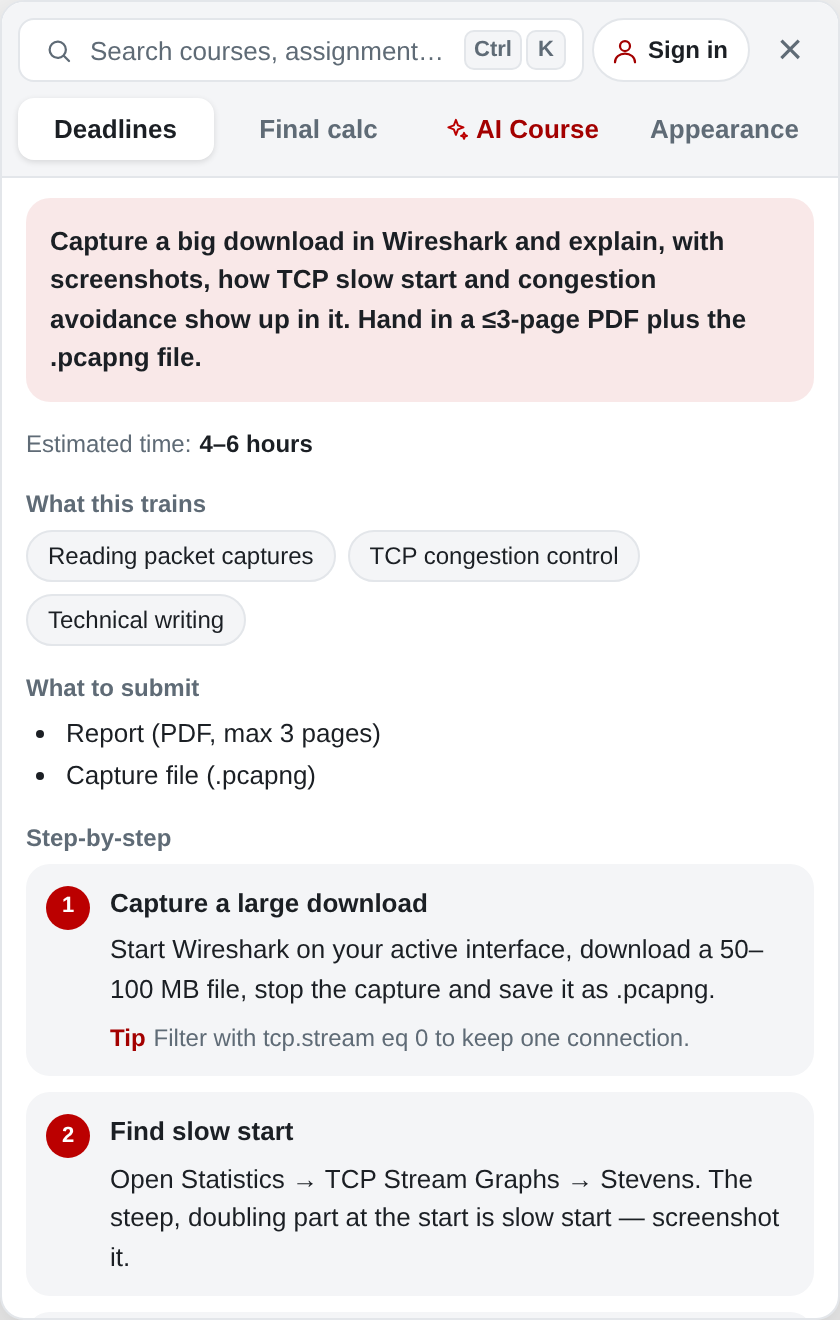 Canvas+ AI step-by-step assignment guide